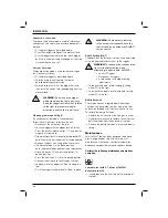 Preview for 24 page of DeWalt D51238 Original Instructions Manual