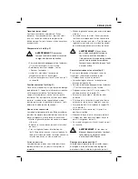 Preview for 39 page of DeWalt D51238 Original Instructions Manual