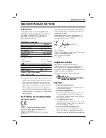 Preview for 51 page of DeWalt D51238 Original Instructions Manual