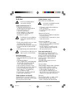 Preview for 70 page of DeWalt D51256 User Manual