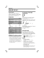 Preview for 22 page of DeWalt D51321 Original Instructions Manual