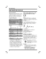 Preview for 96 page of DeWalt D51321 Original Instructions Manual