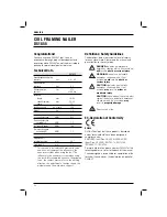 Preview for 24 page of DeWalt D51855 Instructions Manual