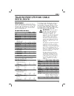 Preview for 45 page of DeWalt DC212 Original Instructions Manual