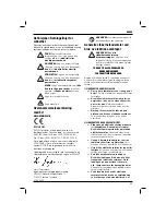 Preview for 101 page of DeWalt DC212 Original Instructions Manual