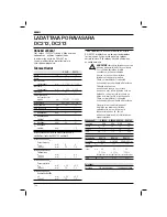 Preview for 126 page of DeWalt DC212 Original Instructions Manual