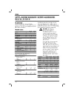 Preview for 138 page of DeWalt DC212 Original Instructions Manual