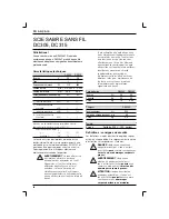Preview for 52 page of DeWalt DC305 Original Instructions Manual