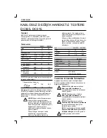 Preview for 134 page of DeWalt DC305 Original Instructions Manual