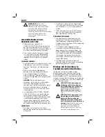 Preview for 42 page of DeWalt DC411 Manual