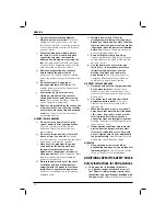 Preview for 52 page of DeWalt DC411 Manual