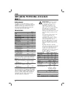 Preview for 70 page of DeWalt DC411 Manual