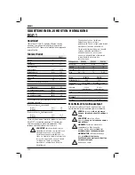 Preview for 206 page of DeWalt DC411 Manual