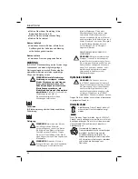 Preview for 26 page of DeWalt DC600 Original Instructions Manual