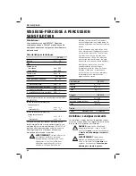 Preview for 50 page of DeWalt DC600 Original Instructions Manual