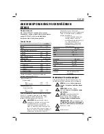 Preview for 105 page of DeWalt DC600 Original Instructions Manual