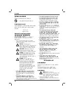 Preview for 108 page of DeWalt DC600 Original Instructions Manual