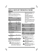 Preview for 125 page of DeWalt DC600 Original Instructions Manual