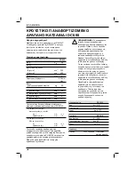 Preview for 136 page of DeWalt DC600 Original Instructions Manual