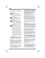 Preview for 70 page of DeWalt DC720 User Manual