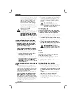 Preview for 104 page of DeWalt DC720 User Manual