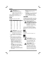 Preview for 98 page of DeWalt DC820, DC830, DC840 Original Instructions Manual