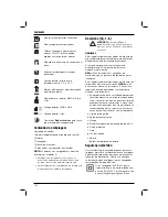 Preview for 122 page of DeWalt DC820, DC830, DC840 Original Instructions Manual