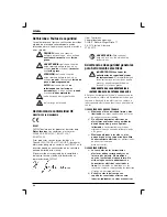 Preview for 46 page of DeWalt DC901 Instructions Manual