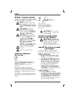 Preview for 60 page of DeWalt DC901 Instructions Manual