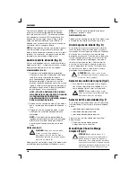 Preview for 122 page of DeWalt DC901 Instructions Manual