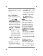 Preview for 132 page of DeWalt DC901 Instructions Manual