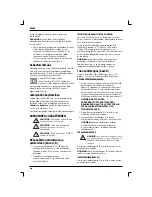 Preview for 134 page of DeWalt DC901 Instructions Manual