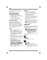 Preview for 136 page of DeWalt DC901 Instructions Manual