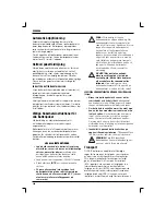 Preview for 144 page of DeWalt DC901 Instructions Manual