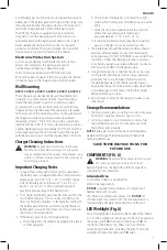 Preview for 9 page of DeWalt DCC020IB Instruction Manual