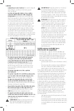 Preview for 38 page of DeWalt DCC2560 Instruction Manual