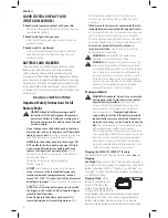 Preview for 6 page of DeWalt DCCO20I Instruction Manual