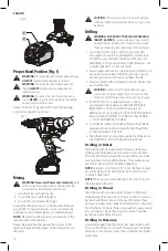 Preview for 12 page of DeWalt DCD130 Instruction Manual