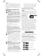 Preview for 6 page of DeWalt DCD460 Instruction Manual