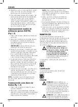 Preview for 134 page of DeWalt DCD791 Original Instructions Manual