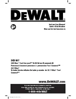 Preview for 1 page of DeWalt DCD997 Instruction Manual