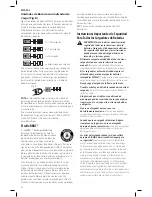 Preview for 36 page of DeWalt DCD997 Instruction Manual