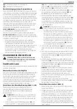 Preview for 21 page of DeWalt DCE074R Original Instructions Manual