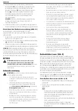 Preview for 22 page of DeWalt DCE074R Original Instructions Manual