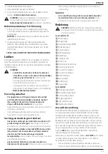 Preview for 115 page of DeWalt DCE074R Original Instructions Manual