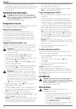 Preview for 116 page of DeWalt DCE074R Original Instructions Manual