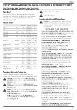 Preview for 123 page of DeWalt DCE074R Original Instructions Manual