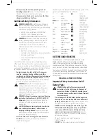 Preview for 6 page of DeWalt DCE200 Instruction Manual