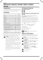 Preview for 24 page of DeWalt DCF787 Instructions Manual