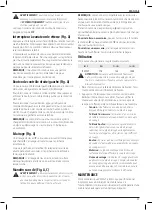 Preview for 51 page of DeWalt DCF787 Instructions Manual